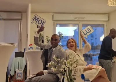 Animation de mariage avec jeux en Île de France - Rose Vénus