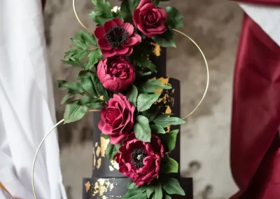 Réservation de gâteau de mariage en Île de France - Rose Vénus